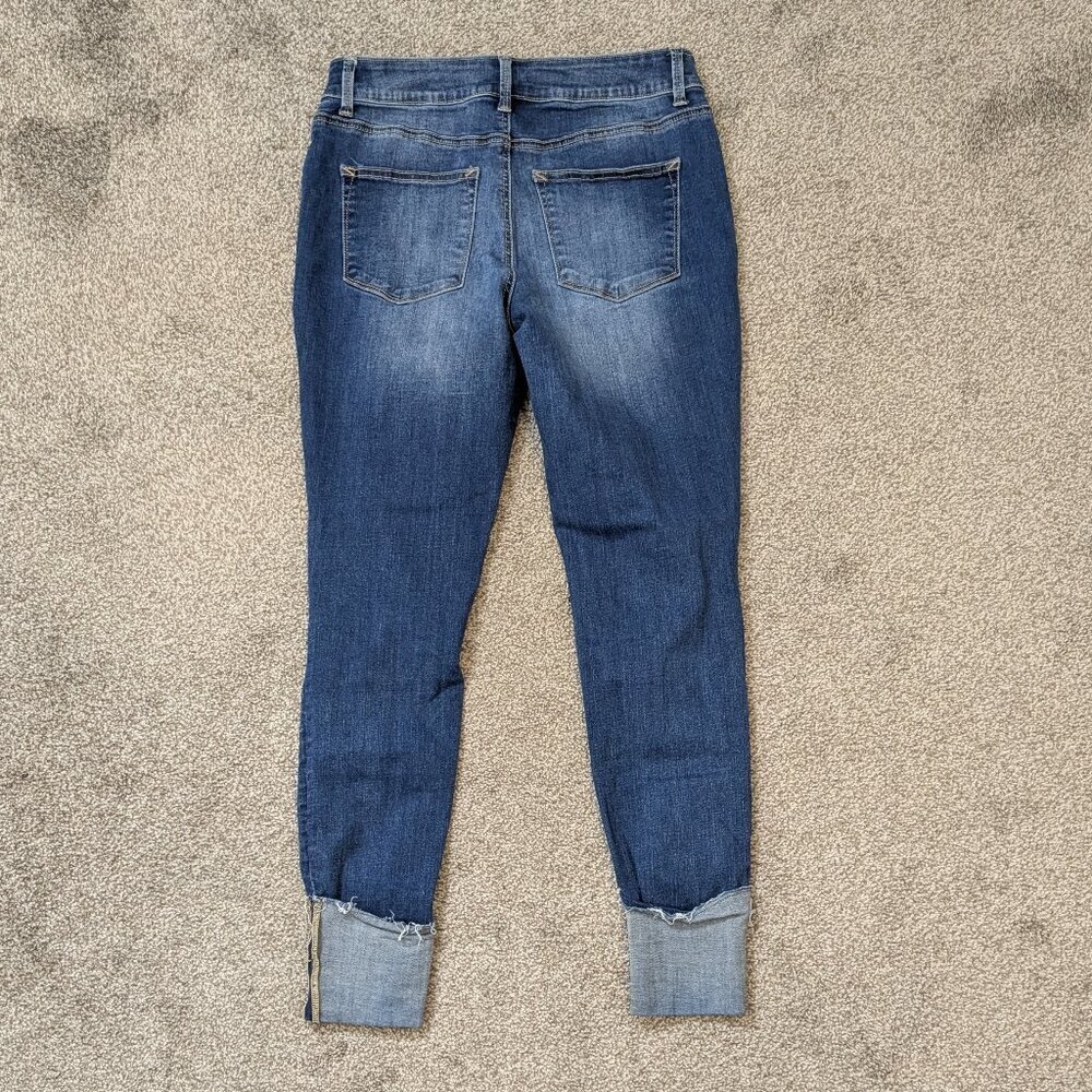 Maurices Blue Distressed Skinny Jeans - Picture 2 of 4